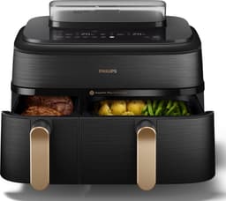 Philips 5000 series NA552/00 - Dubbele heteluchtfriteuse - 9L - 2750W - Zwart — thumbnail 9