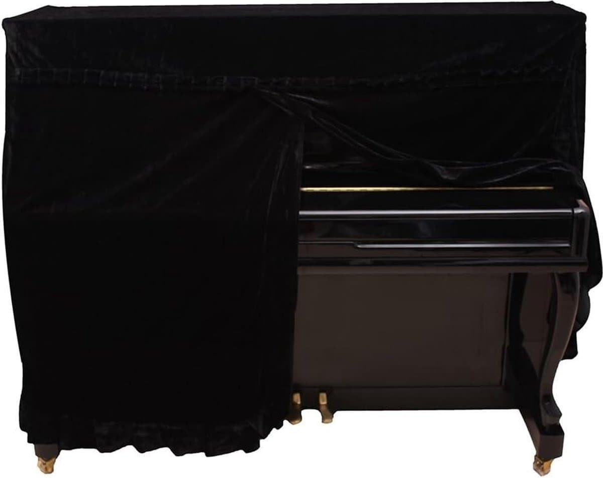 Colorfast Pleuche Stofdicht Gedecoreerd Pianodeksel met Pianostofhoes . — afbeelding 1
