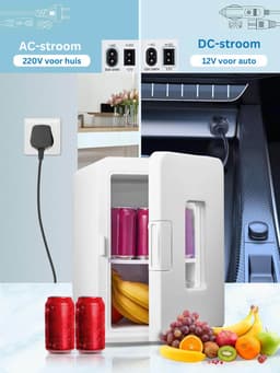 White-Label® Koelkast Tafelmodel Zonder Vriesvak - Wit — thumbnail 4