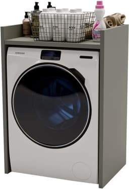 Hoge Kast Boven Wasmachine en Droger - Wastoren Opbergrek voor Badkamer — thumbnail 1