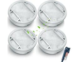 Namajunas - 4 stuks filters vervanging geschikt voor Philips 5000 Series XV1651/01 XC5041, XC5043, XC5141, XC5142, XC5242, XC5243, XC5244 Batterij Stofzuiger - Stofzuiger onderdelen - accessoires - Uitwasbaar en Herbruikbaar