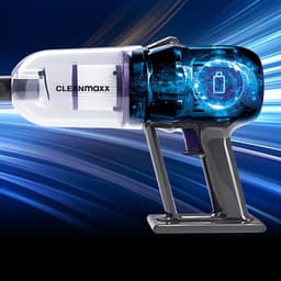 CLEANmaxx accustofzuiger | 2-in-1 handstofzuiger & vloerstofzuiger | max. 30 min. gebruiksduur | draadloos, krachtig, oplaadbaar | met verlengbuis (80 cm) & mondstukken — thumbnail 2