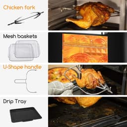 Heteluchtfriteuse 10L met 14-in-1 Functies en Digitale Touchscreen — thumbnail 4
