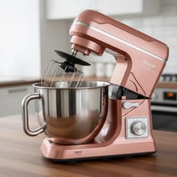 Arzum Crust Mix Duo Stand Mixer AR1129-1000 | Sunset - 1000W - 5 liter - 6 snelheden - pulsestand - rood — thumbnail 1