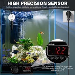 Digitale Temperatuurregelaar met Sensor voor Verwarming en Koeling — thumbnail 4