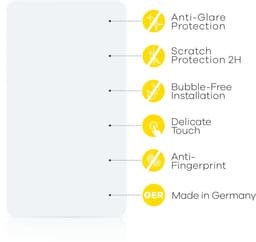 upscreen - Screenprotector voor Philips Airfryer HD9880/90 - Folie Beschermfolie anti glare matte — thumbnail 3
