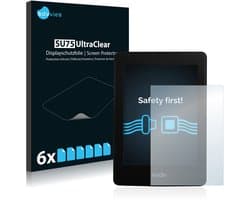 Savvies - Screenprotector voor Amazon Kindle Paperwhite 2013 - Folie Beschermfolie transparant 6 Stuks