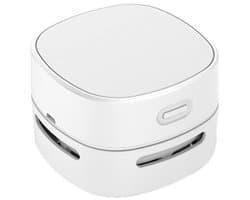 Kleine handzame stofzuiger - huishoudelijk draagbaar all-in-one draadloze mini tafelstofzuiger - Wit oplaadbaar model