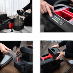 RONN® Tapijtreiniger machine - Tapijtreiniger - Tapijtreiniger apparaat - Zwart/Rood - ‎52cm x 28cm x 29cm — thumbnail 2