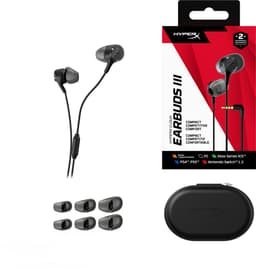 HyperX Cloud Earbuds III - 3.5mm -PC/PS5/PS4/Xbox Series X/S/Switch/Mobile - Zwart — thumbnail 5
