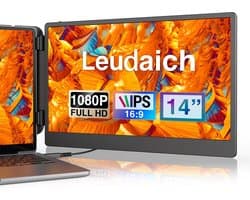 Draagbare Monitor 14 inch FHD IPS | USB-C/HDMI Dual Display voor Laptop 13-16 inch