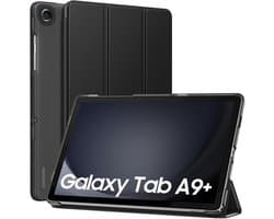 Dunne Smart Cover met Transparante Achterkant voor Galaxy Tab A9+ 11 Inch (2023) - Automatisch Wekken/Slapen & Standaard