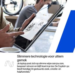"HP OmniBook X FlipNGAI 14-fk0975nd Copilot+ PC AMD Ryzen AI 7 350 Hybride (2-in-1) 35,6 cm (14"") Touchscreen 3K 16 GB LPDDR5x-SDRAM 1 TB SSD Wi-Fi 6E (802.11ax) Windows 11 Home Zilver" — thumbnail 3