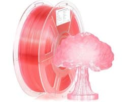Transparant PLA Filament 1,75 mm voor 3D-printer, Hoge Snelheid, 1 kg Spoel