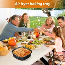 Heteluchtfriteuse vorm, hittebestendige airfryer-accessoires, eenvoudige reiniging, ijzeren friteuse, bakvorm, herbruikbare taartvorm, broodbakmand, airfryer-accessoires Gescht voor HD9925, HD9860, HD9905 01 — thumbnail 4