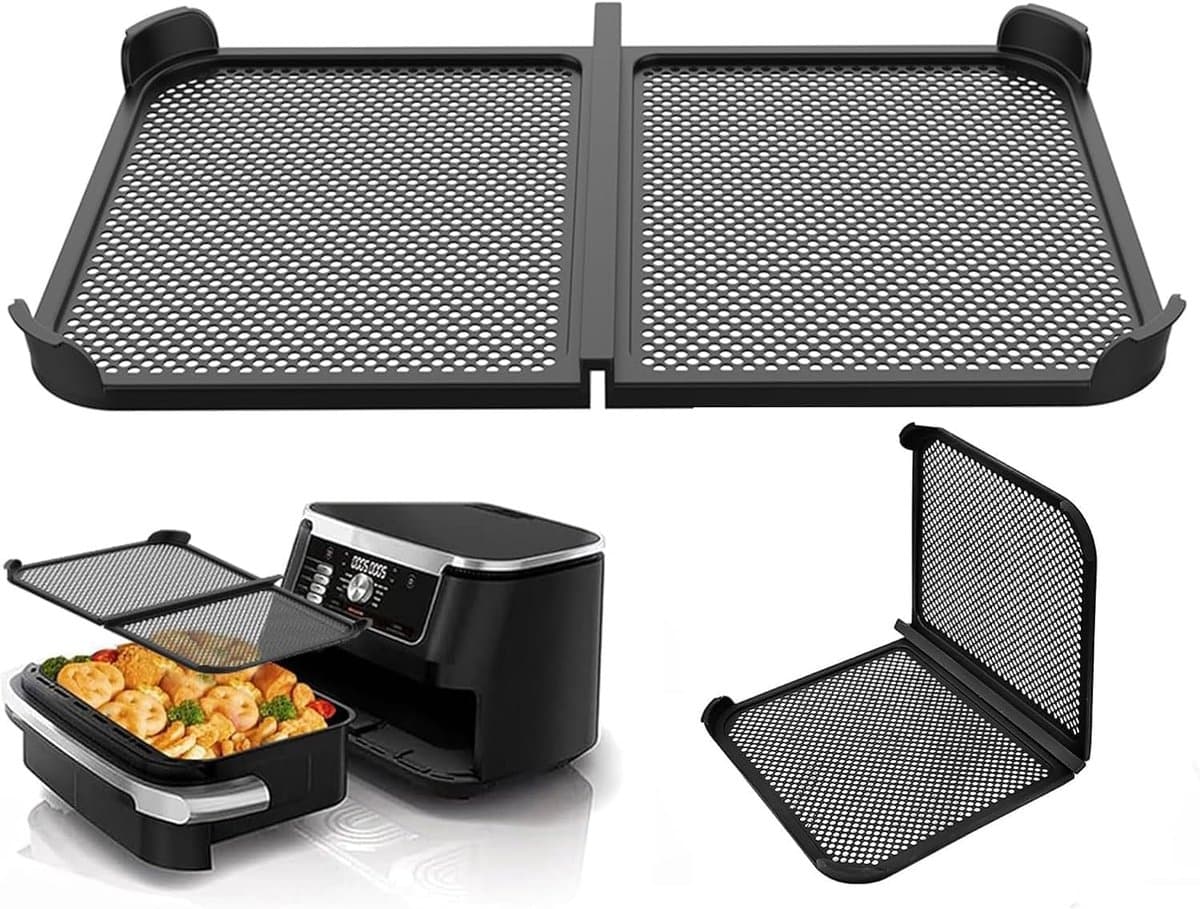 Airfryer spatscherm, spatscherm, siliconen beschermingsnet voor Ninja AF500, vervangend onderdeel beschermen verwarmingsspoel en ventilator (1 stuk, AF500) — afbeelding 1