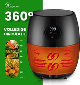 Extralink HOME AIR FRYER 2L EU SJ-200 friteuse Enkel 1000 W Heteluchtfriteuse Zwart — thumbnail 11
