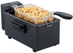 Airfryer - CONTINENTAL EDISON - CEFR3BLK - 3 L - 2000 W - 1 mand - zwart — thumbnail 1