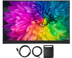 Draagbare Monitor - Touchscreen Scherm - Werk en Gaming - Dubbele Luidsprekers - 16 Inch HD