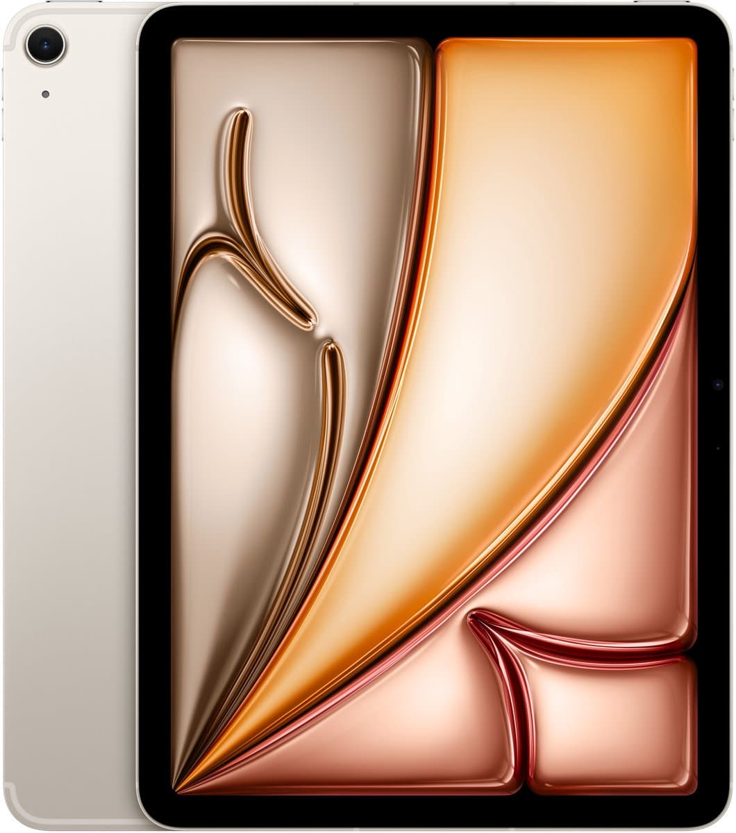 Apple iPad Air 5G (2026) - 11 inch - Wi-Fi + Cellular - 128 GB - Starlight — afbeelding 1