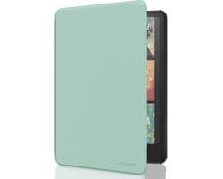 Backcover voor 7 inch E-reader, Lichtgewicht Beschermhoes met Automatisch Wekken/Slapen, Agave Groen