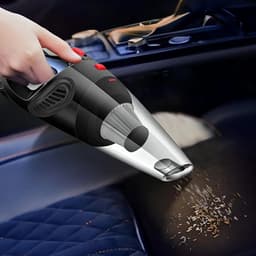 120W handstofzuiger voor in de auto, krachtige draagbare droge stofzuiger, 12V, zwart — thumbnail 2