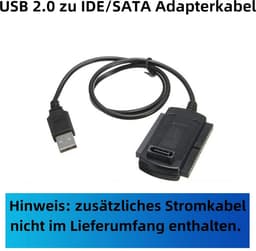 USB 2.0 Adapter naar IDE en SATA Kabel voor 2.5" en 3.5" Harde Schijven — thumbnail 3