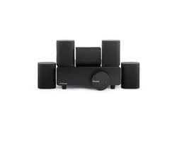 Milan 5.1 Draadloos Home Cinema Systeem - WiSA Technologie - Ultra-Lage Latentie - Compact Surround Sound Set - Zwart