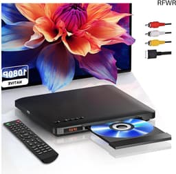 DVD Speler met HDMI - Blu Ray Spelers - Externe DVVD Speler Compact — thumbnail 1