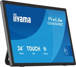 iiyama ProLIte T2455MSC-B2 - 24 inch - Full HD - IPS - Touch - webcam - speakers — thumbnail 1