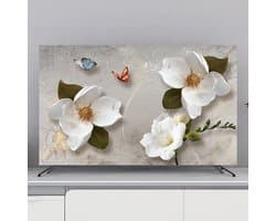 Universele TV Hoes - Stofdichte Beschermhoes - Binnen TV Beschermen - Antistatisch Materiaal - 32-80 Inch - Decoratief