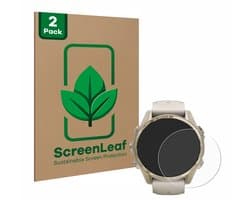ScreenLeaf - Screenprotector voor Garmin Fenix 8 (43 mm) - Duurzame schermbescherming Folie Beschermfolie transparant 2 Stuks