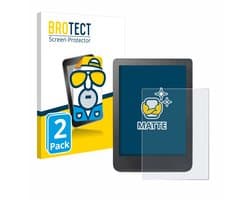 BROTECT - Screenprotector voor Kobo Clara HD (6") / BW / Colour - Folie Beschermfolie matte 2 Stuks