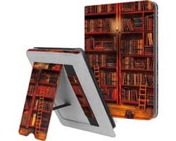 Beschermhoes voor Kindle Paperwhite - PU Leer met Standaard, Kaartsleuf en Handriem