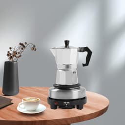 Elektrisch Espressomachine 500W voor Thuis en Kantoor - Rvs — thumbnail 2