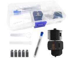 Hotend Assemblage & Gehard Stalen Nozzles Set voor A1 Mini/A1 3D Printers - Inclusief Diverse Maten