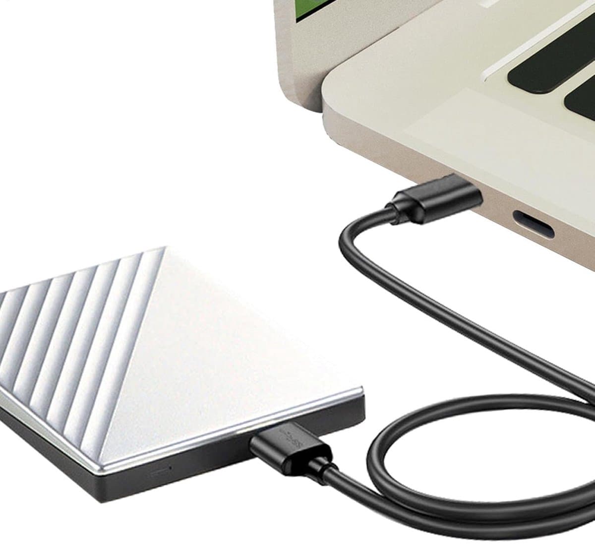 Externe Harde Schijf Kabel - Mobiele Data Kabel - Bestanden Overzetten - Hoge Snelheid Connectie - 30 cm Lengte — afbeelding 1