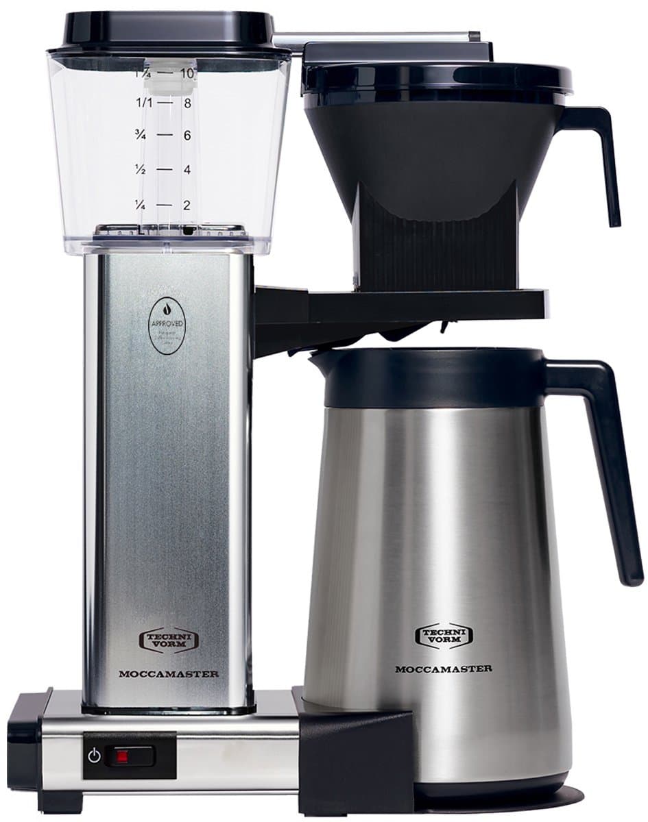 Moccamaster KBGT - Filterkoffiezetapparaat - Polished Silver - 5 jaar garantie — afbeelding 1