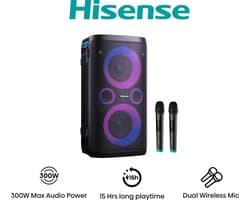 Hisense Party Storm 1 - Partyspeaker 300W - Zwart