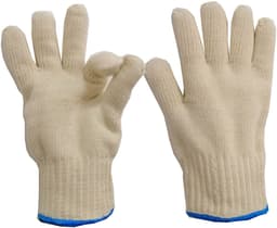 Handschoenen - Ovenhandschoenen - Ovenhandschoenen hittebestendig - BBQ handschoenen - Anti-verbrandingshandschoen - Dikke gebreide katoen - Voor binnen en buiten - Voor oven-Airfryer-Hoge temperatuur grill-Warme gerechten- Tuinieren — thumbnail 1