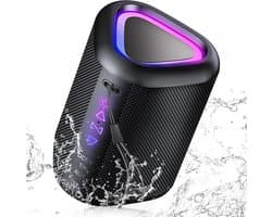 Lzwintrading - Bluetooth Speaker Draadloos - IP67 Waterproof - Draagbare Outdoor Mini Luidspreker - Sterke Bas met Basradiatoren - 12 Uur Afspeeltijd