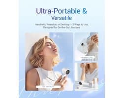 Draagbare 3-IN-1 Handventilator met Turbo Koeling