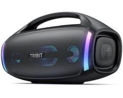 Draagbare Bluetooth speaker 200W met subwoofer, XBass, RGB verlichting, IP67 en 30 uur speeltijd voor buitenfeest en strand