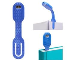 Oplaadbare LED Leeslamp 2-in-1 met Boekenlegger en Clip - Ideaal voor Kinderen en Volwassenen