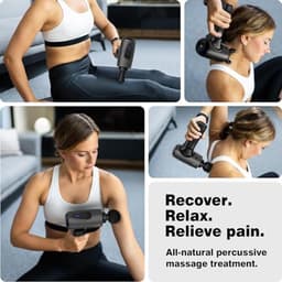 Massagepistool voor Diepe Spiermassage - 3200 RPM, Draadloos met USB-C Opladen — thumbnail 4