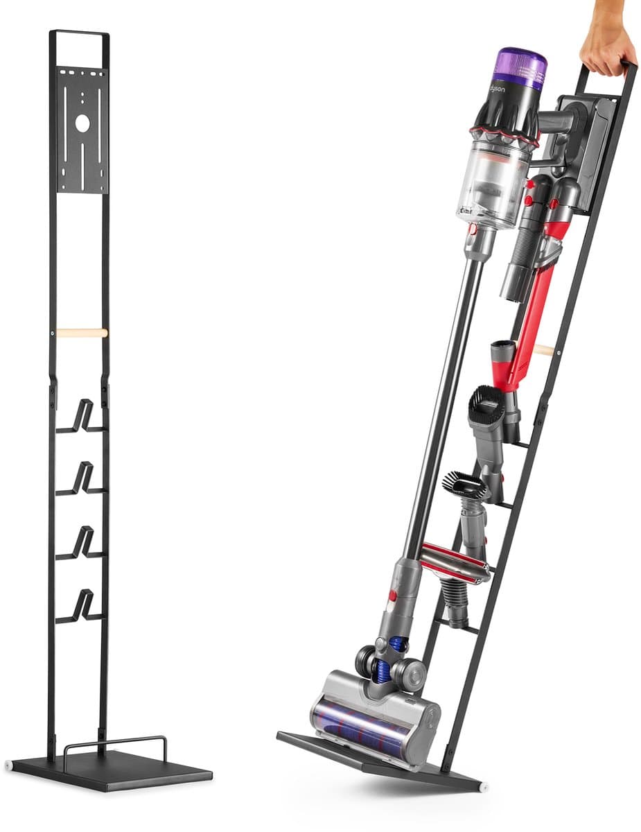 YONO Stofzuigerstandaard Universeel geschikt voor Dyson V10/V11/V15/V16 - Houder Stofzuiger en Accessoires - Zwart — afbeelding 1