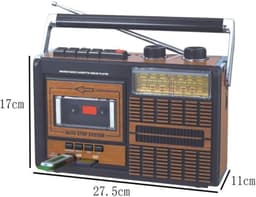 Cassette Speler - Walkman - Zwart en Bruin — thumbnail 3