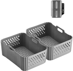 2 stuks Geschikt voor NINJA SL400 SL401 Toevoegen aan verlanglijst productvergelijk airfryer siliconen bakplaat siliconen bakplaat airfryer accessoires voor airfryer- grijs — thumbnail 2