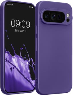 kwmobile metallic telefoonhoesje van TPU - geschikt voor Google Pixel 9 Pro - Flexible case voor smartphone - In metallic blauwpaars — thumbnail 1