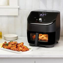 Digitale heteluchtfriteuse, 5,7 liter, 6-in-1 smart-programma's, 1700 W, met kijkvenster, zwart — thumbnail 2
